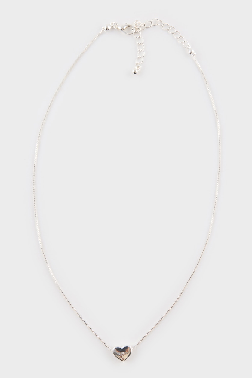 Kadın Gümüş Kadın Minimal Kalp Silver Kolye