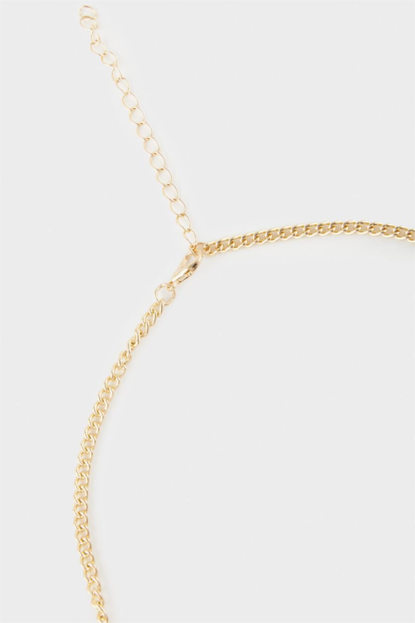 Kadın Altın Kadın Kalpli Gold Kolye