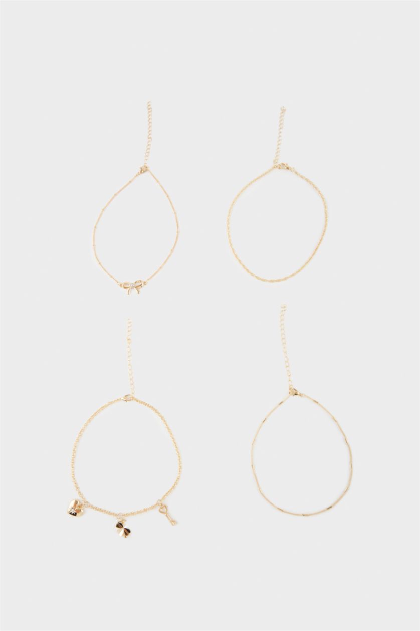 Kadın Altın Kadın 4'lü Gold Kolye