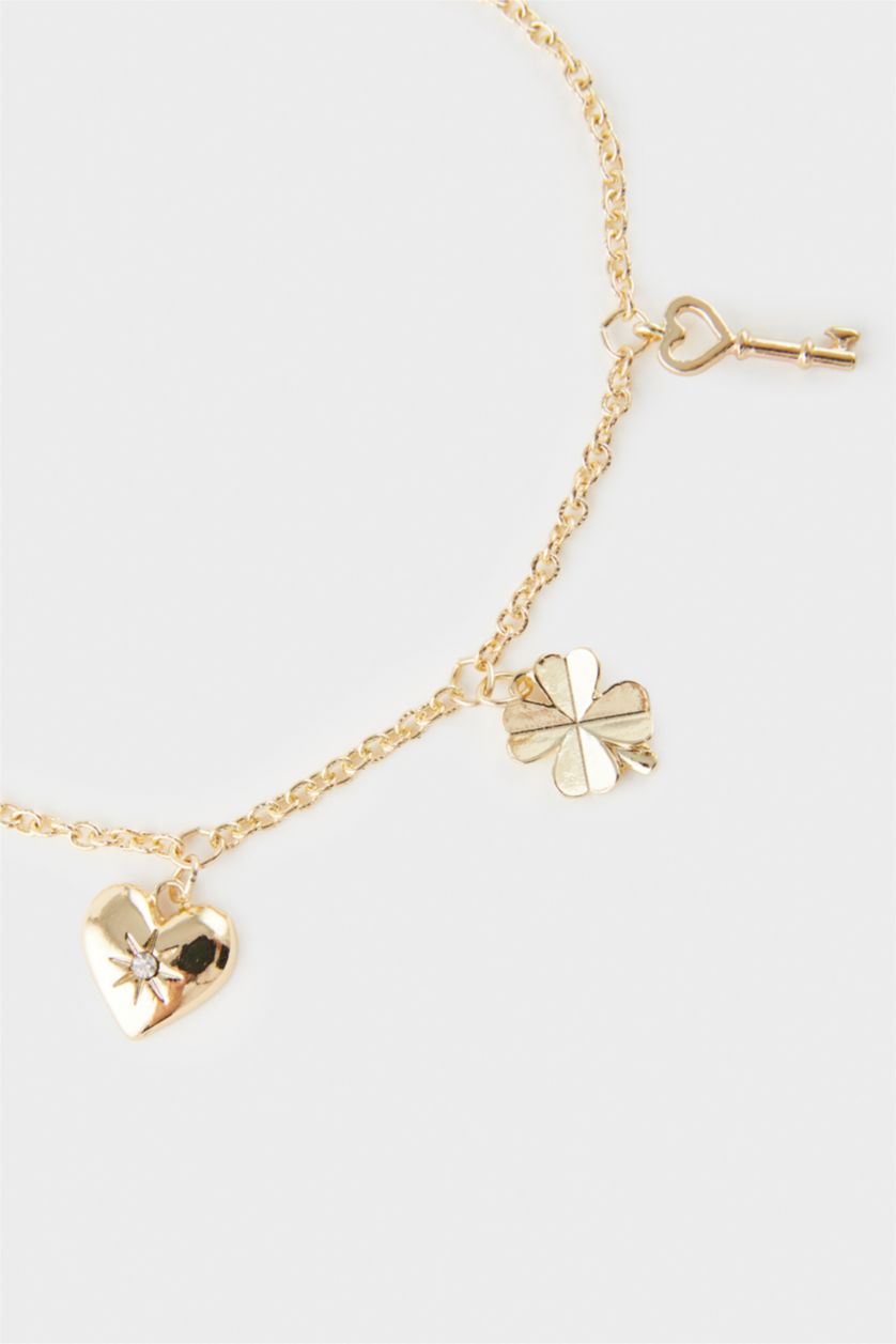 Kadın Altın Kadın 4'lü Gold Kolye