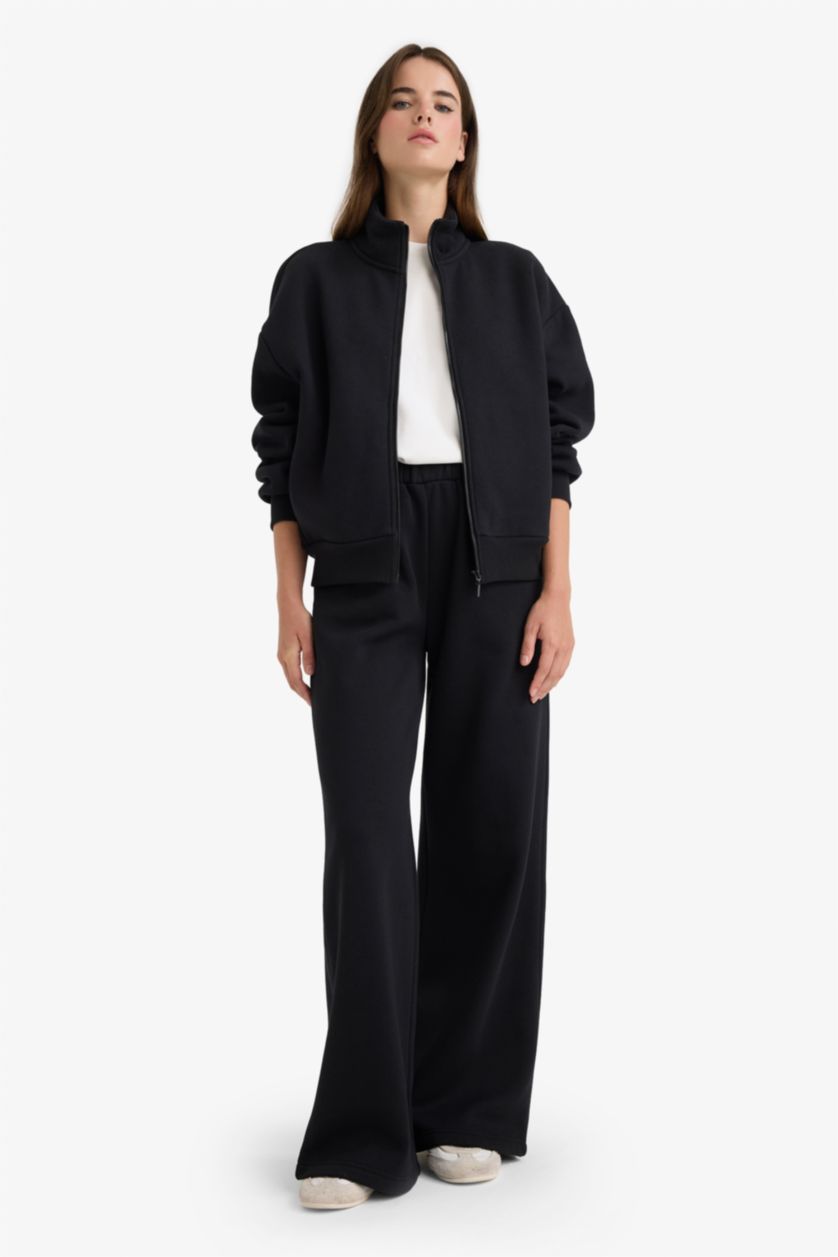 Әйелдерге қара тік пішім Шалбар