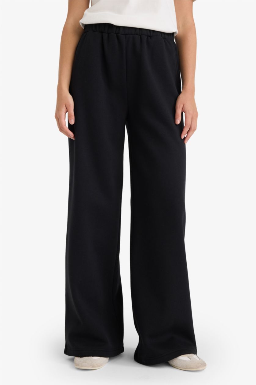 Әйелдерге қара тік пішім Шалбар