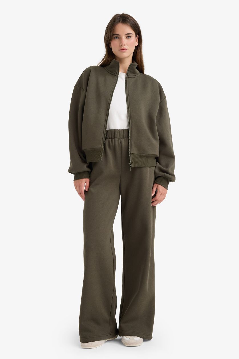 Әйелдерге Қараңғы Хаки тік пішім Шалбар