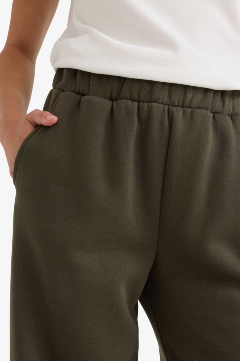 Әйелдерге Қараңғы Хаки тік пішім Шалбар