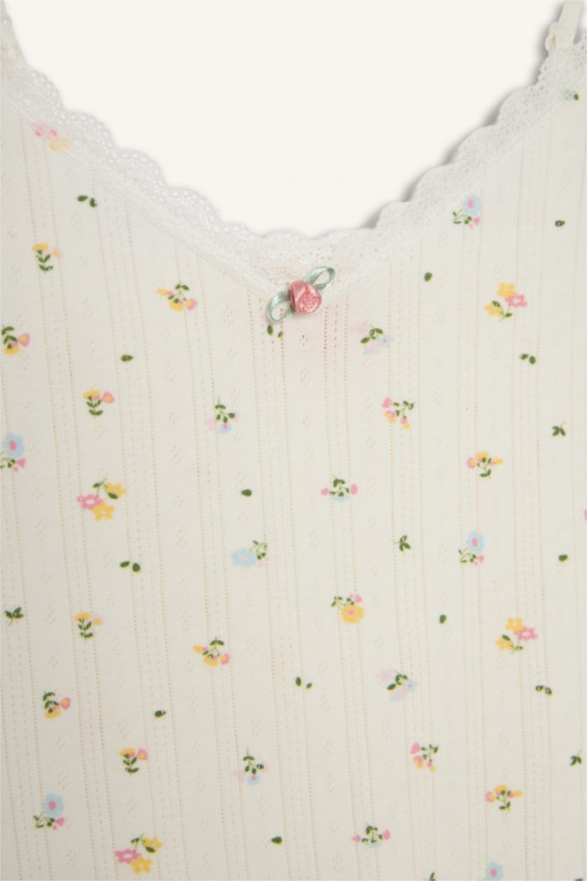 Kadın Kırık Beyaz Pamuklu Atlet