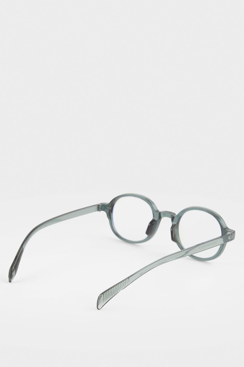 Woman Green Woman Circle Sunglasses