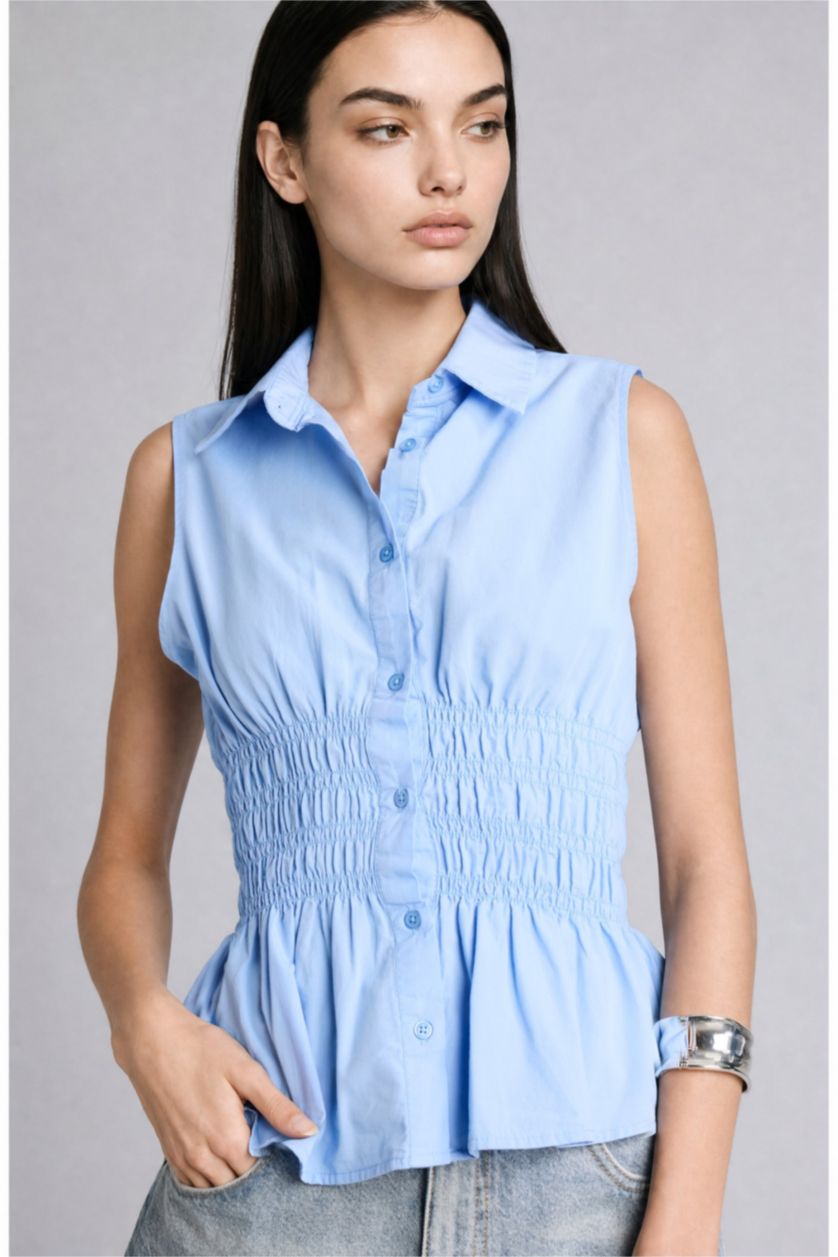 WOMAN Light Blue Regular Fit