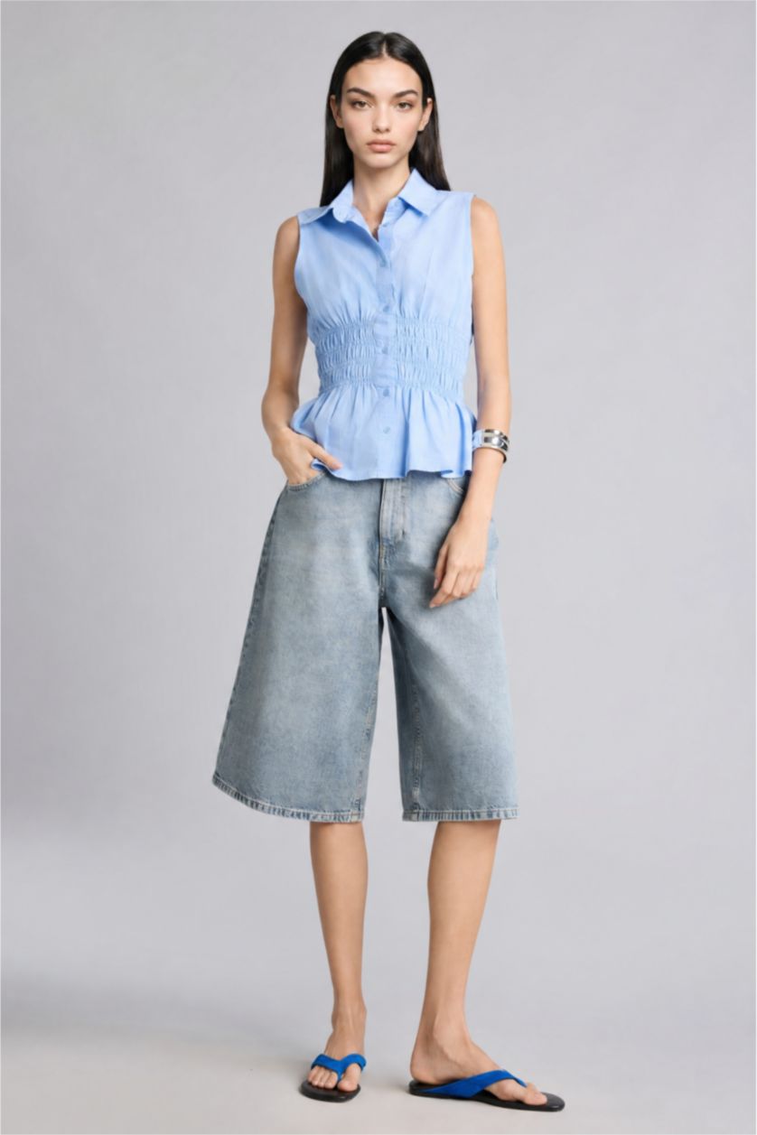 WOMAN Light Blue Regular Fit
