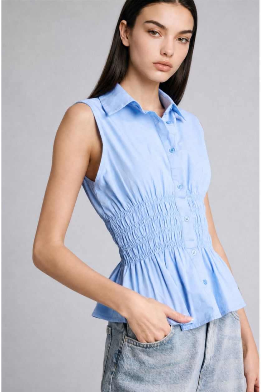 WOMAN Light Blue Regular Fit