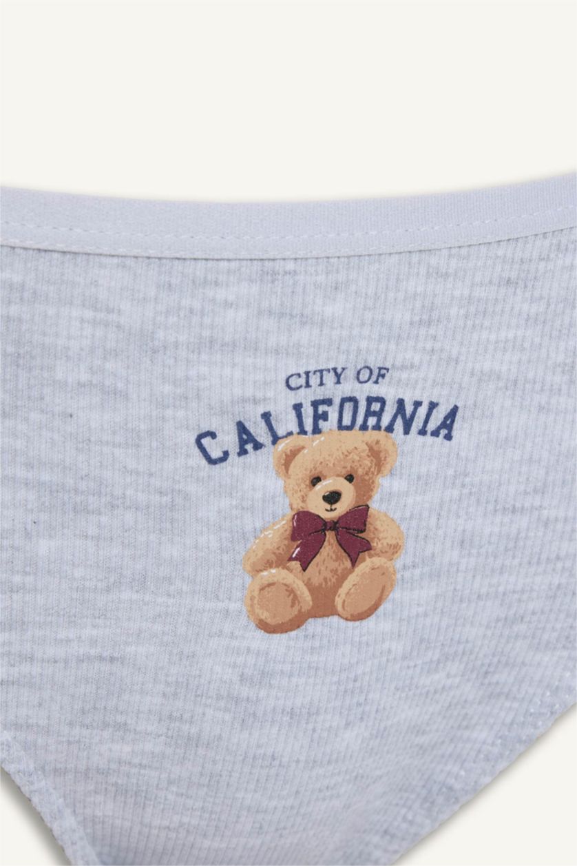 Kadın Bordo Ribana 2'li Brief Külot