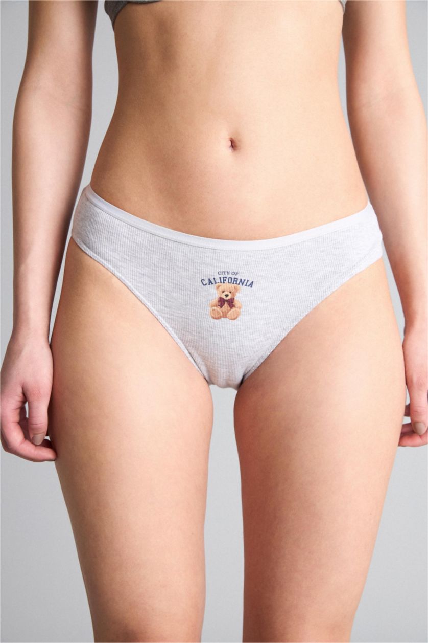 Kadın Bordo Ribana 2'li Brief