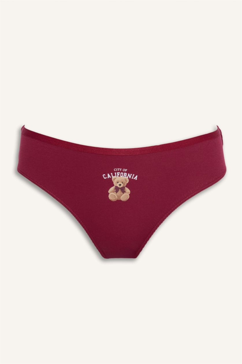Kadın Bordo Ribana 2'li Brief