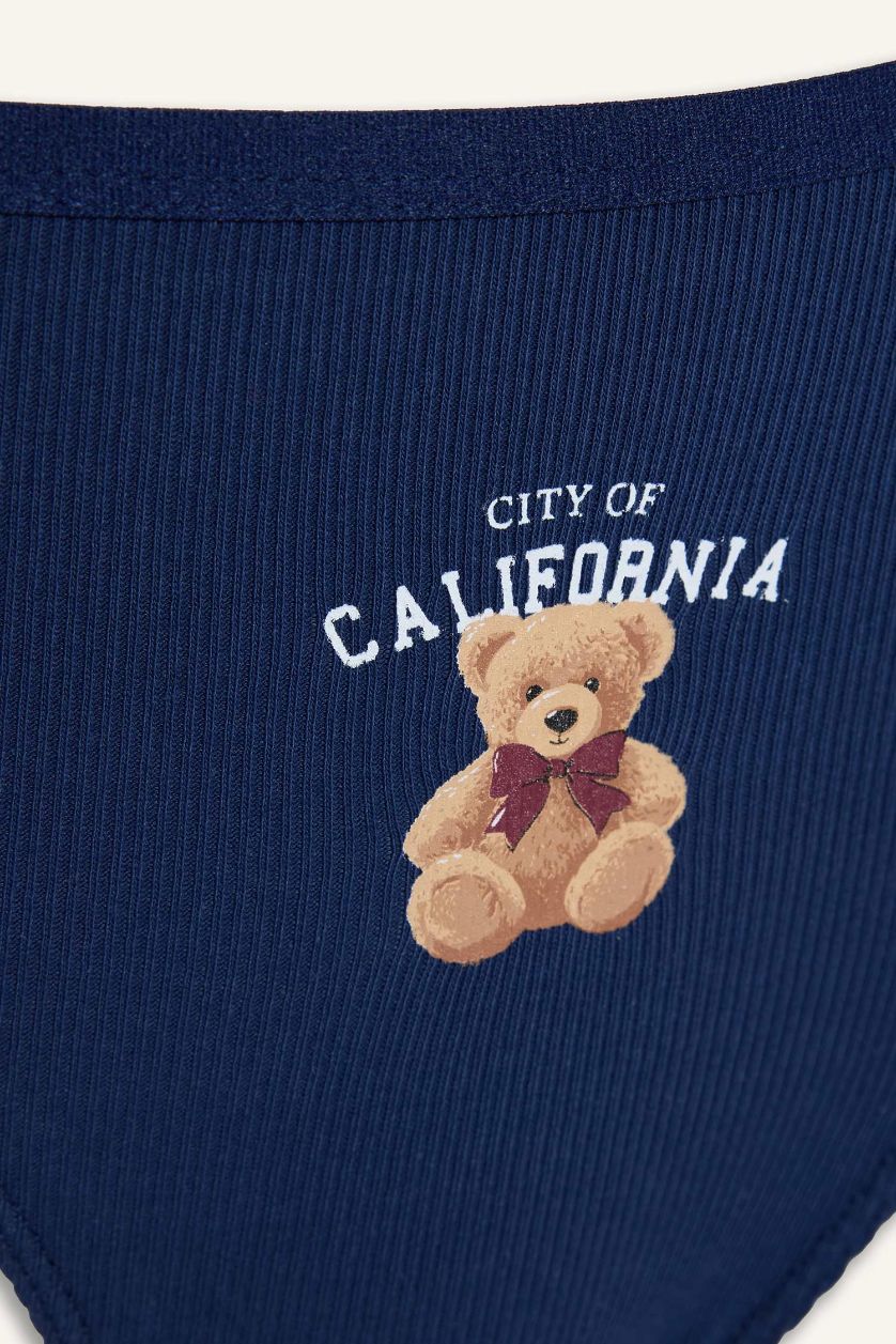 Kadın Lacivert Ribana 2'li Brief Külot