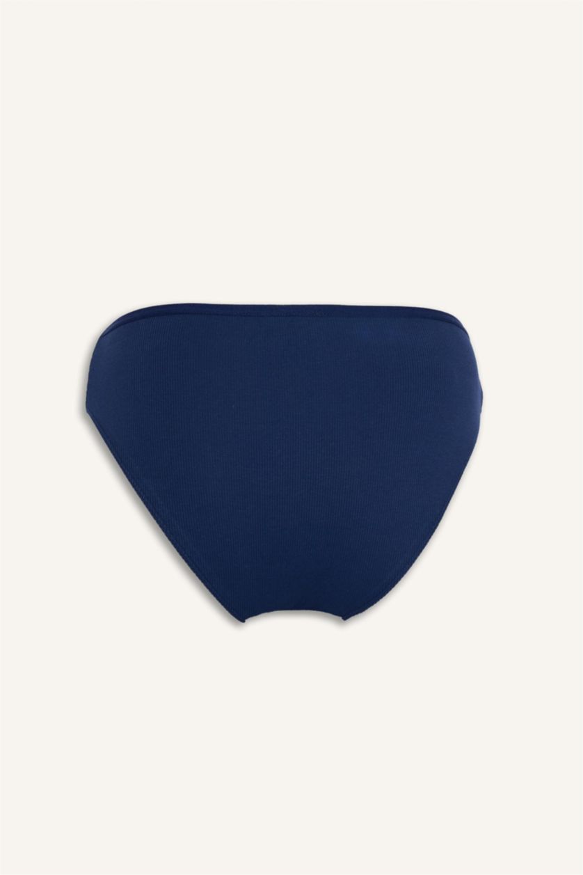 WOMAN NAVY Ribbed 2 Piece Panties
