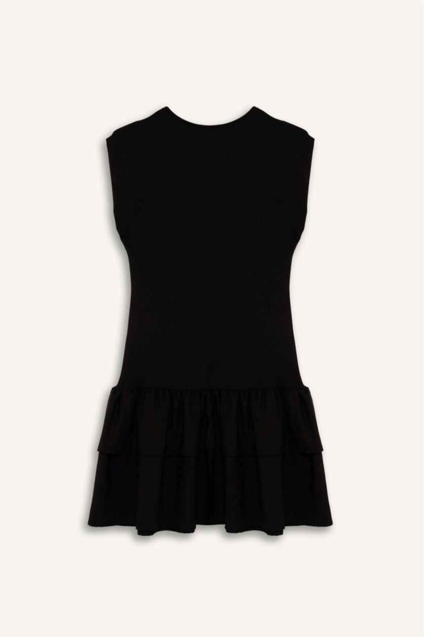 Kadın Siyah Mini Elbise