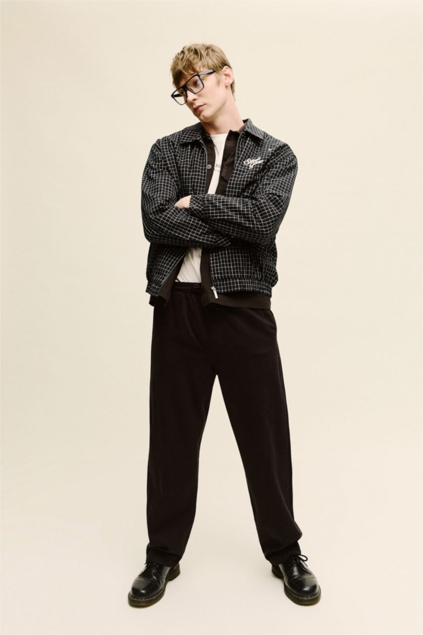 Erkek Kahve Premıum %100 Pamuk Baggy Fit Pantolon