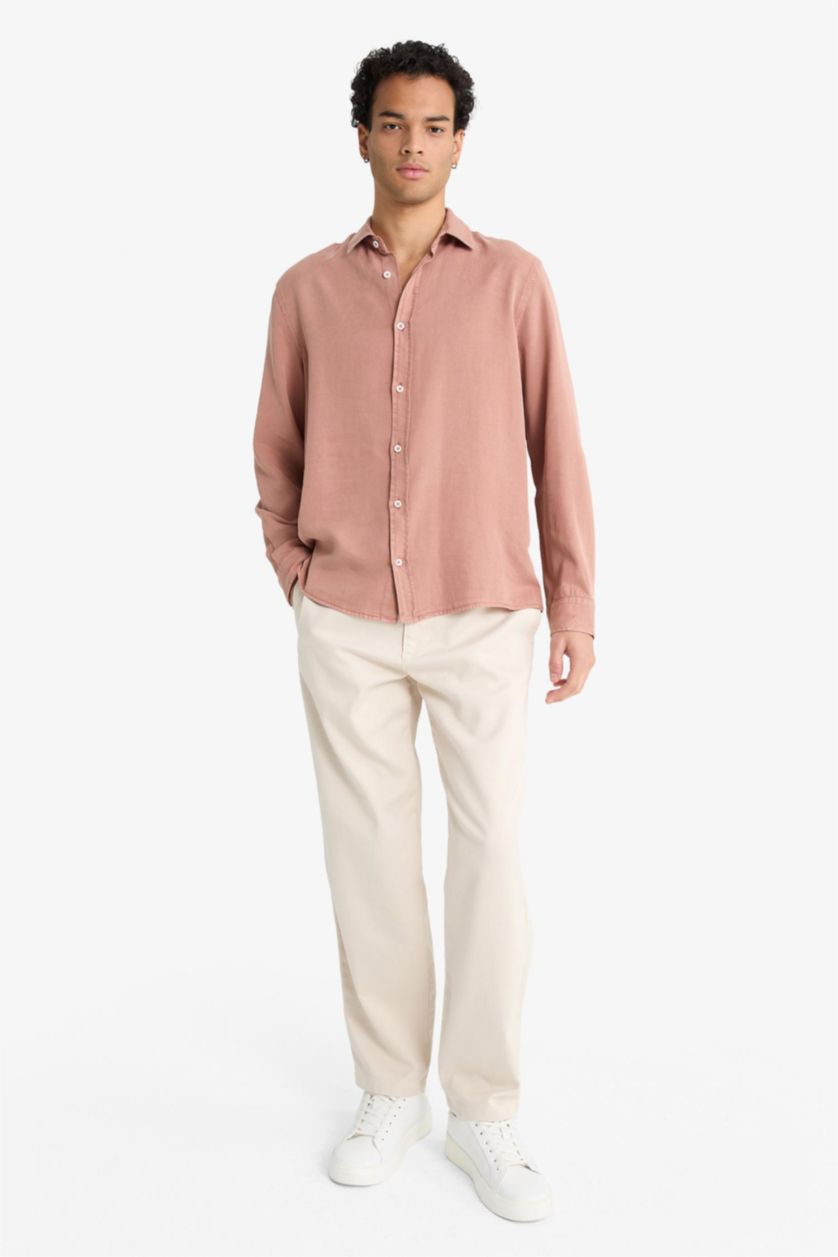 Man Stone Wide Leg Trousers