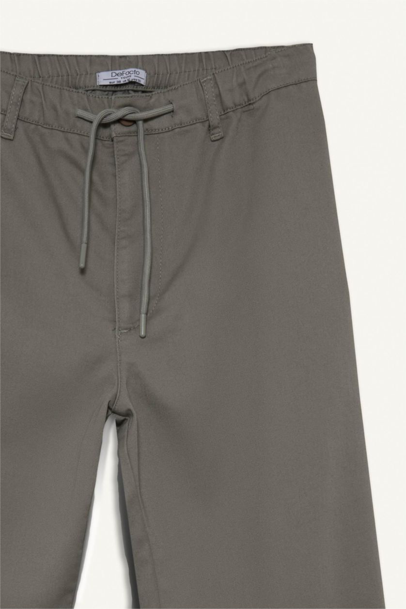 رجال رمادي بنطرون برجل واسع وايد ليج