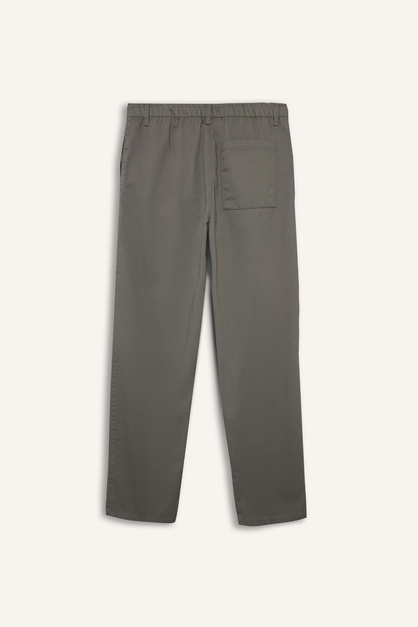 رجال رمادي بنطرون برجل واسع وايد ليج