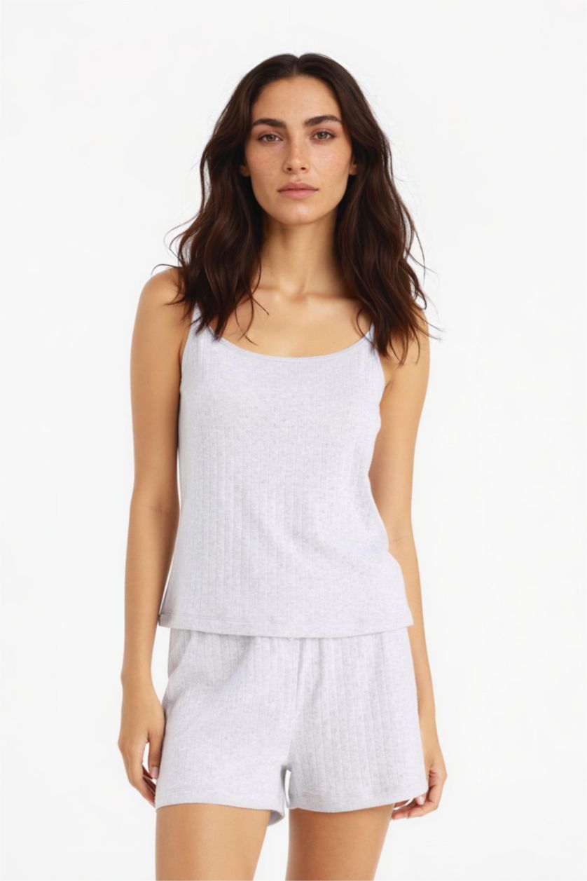 Women Grey Melange 2 piece Set