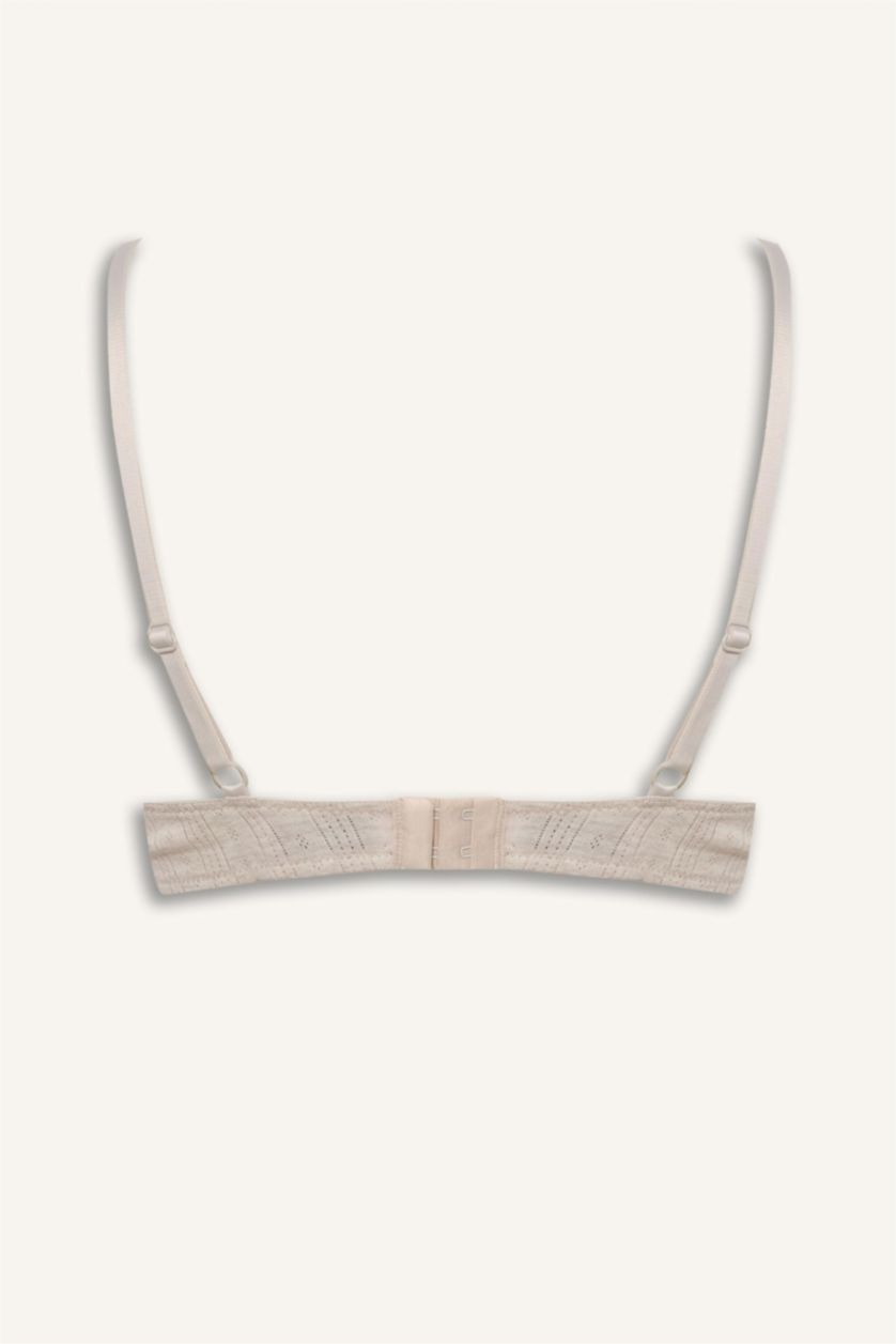 WOMAN Light Brown Melange Covered Underwired T-Shirt Bra