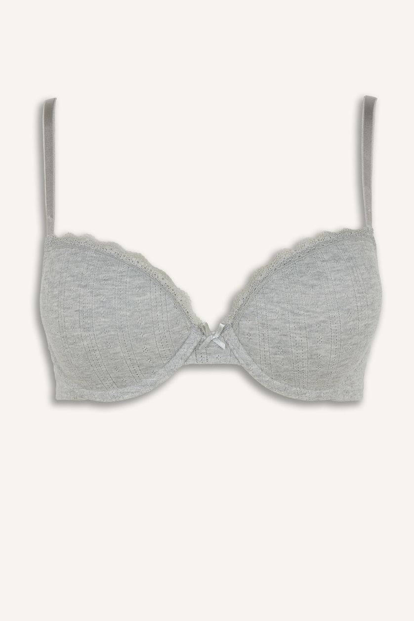 Women Grey Melange With Pad