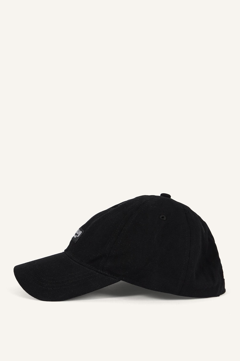 Erkek Siyah Erkek Gabardin Cap Şapka