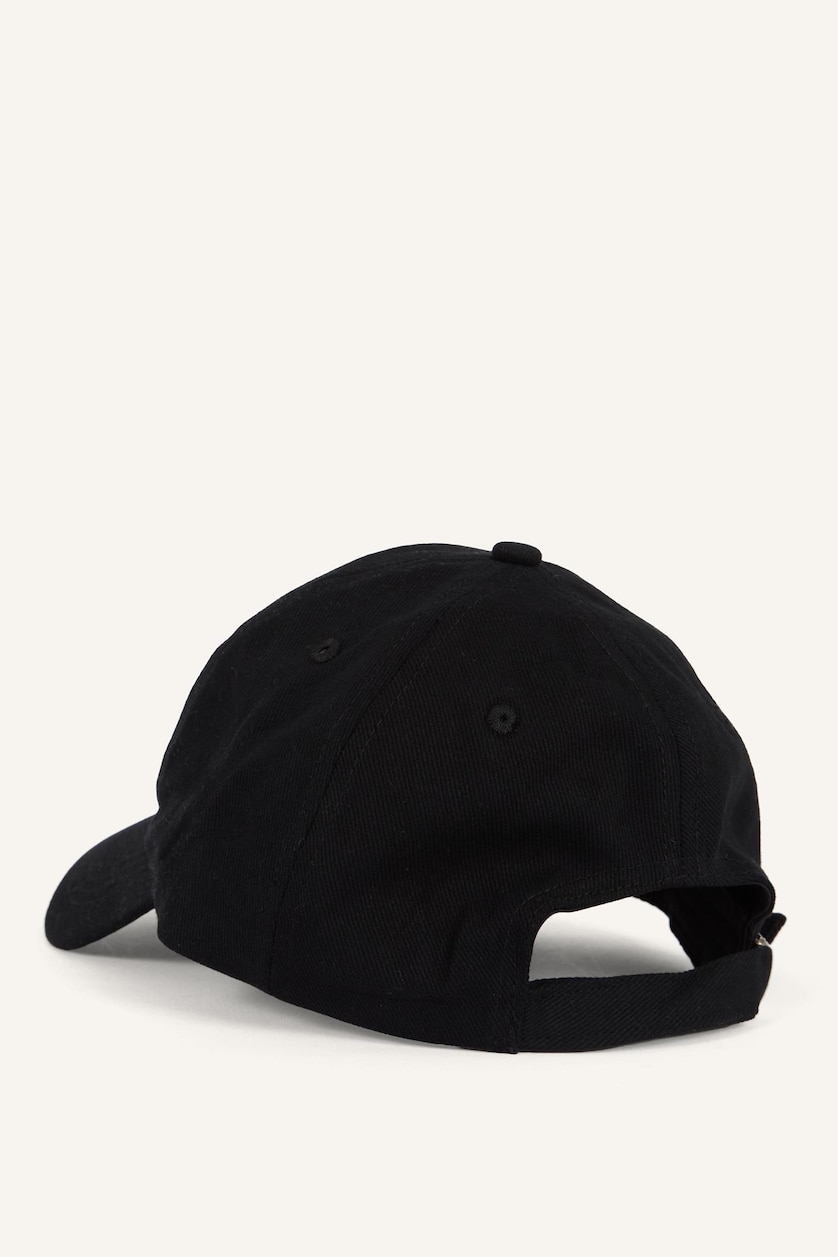 Erkek Siyah Erkek Gabardin Cap Şapka