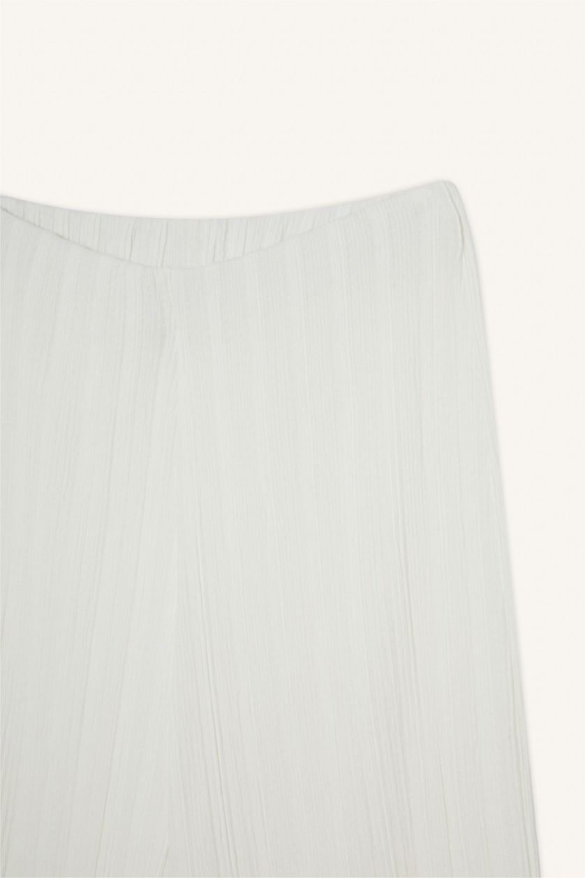 Женщины Бежевый Широкие брюки с эффектом брумчук