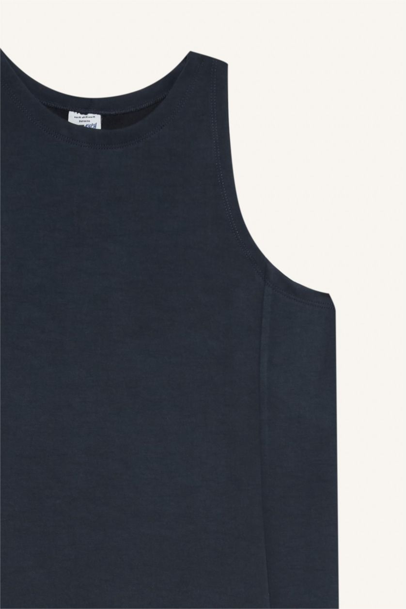 Woman Anthracite DeFactoFit Modal Sleeveless Midi Dress