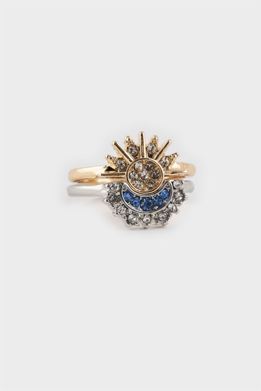 Women Karma Woman 2 Piece Buildable Rings