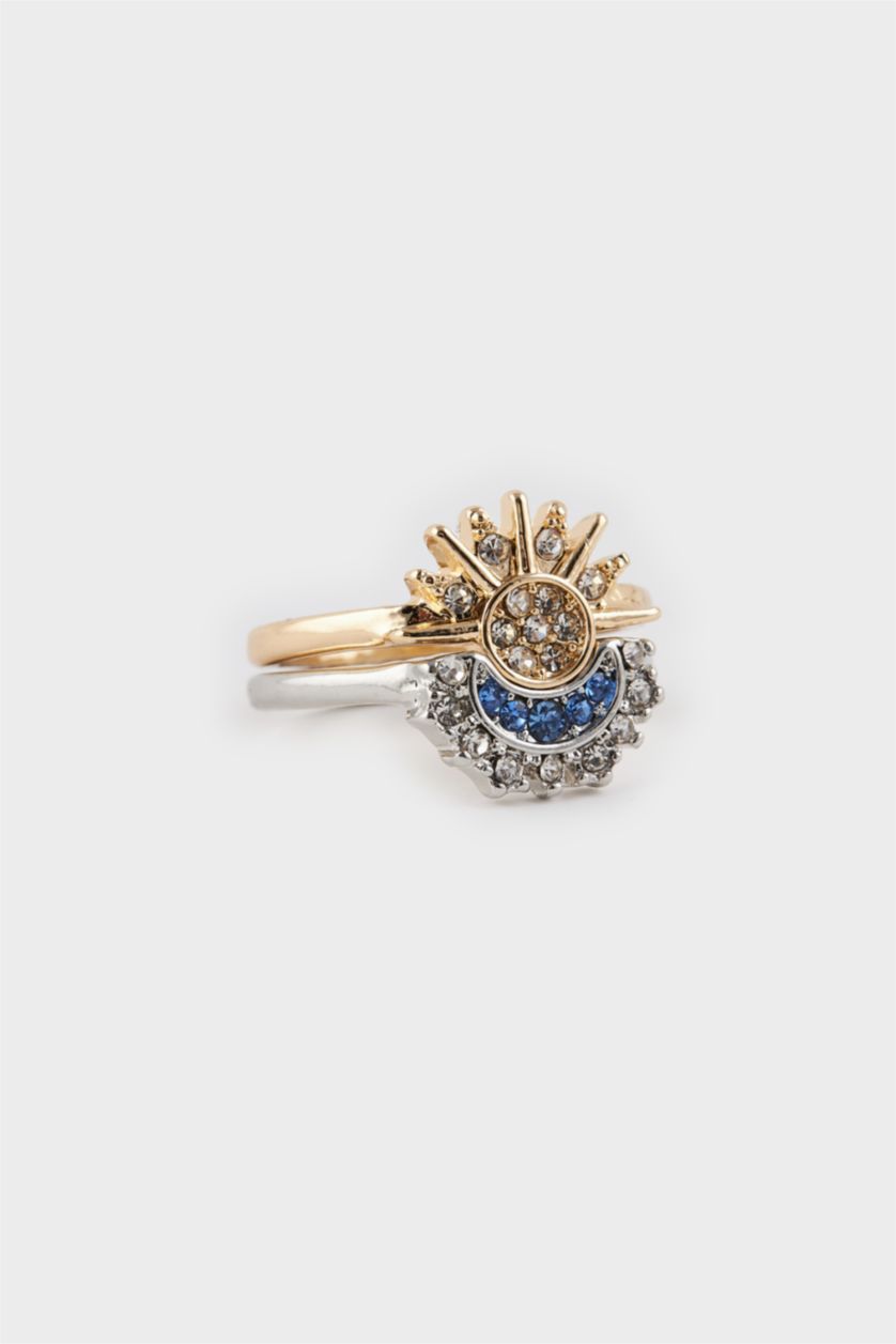 Women Karma Woman 2 Piece Buildable Rings