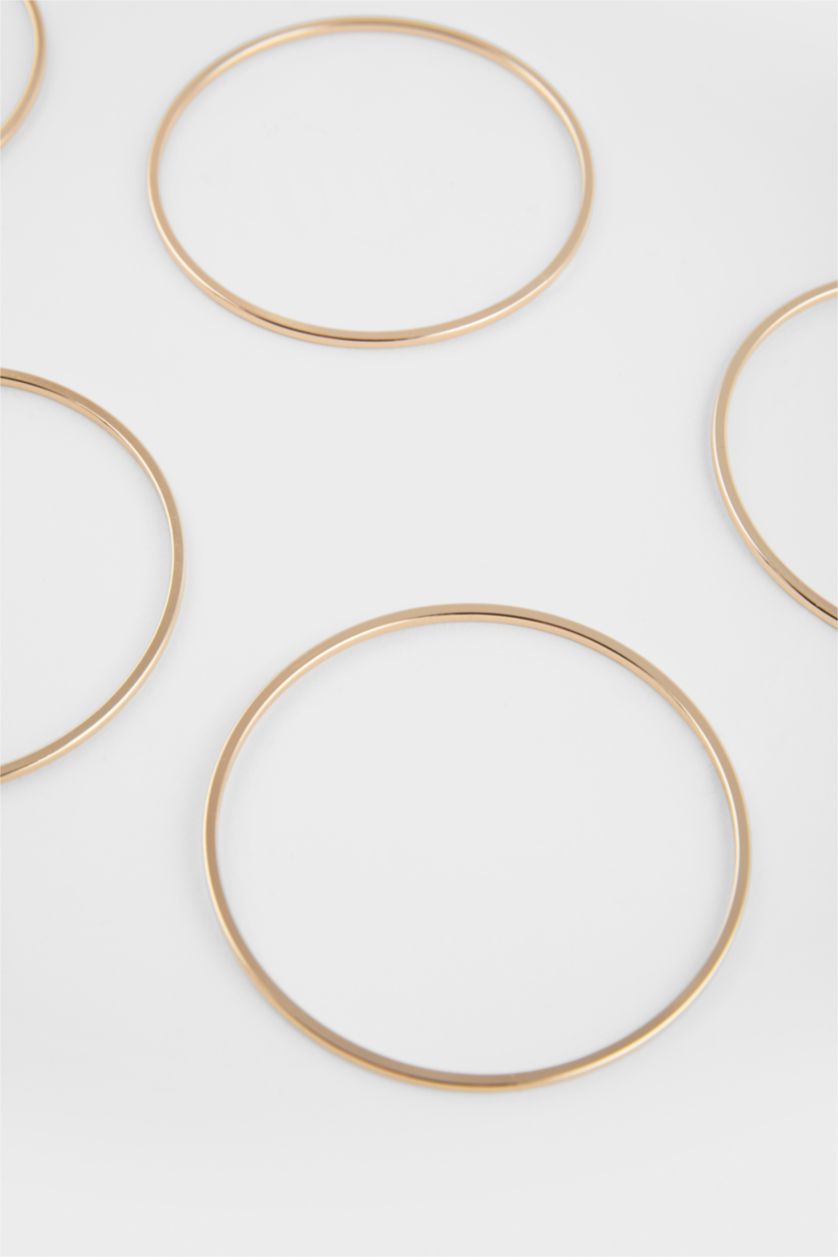 WOMAN Altın Woman 5 Piece Gold Bracelet