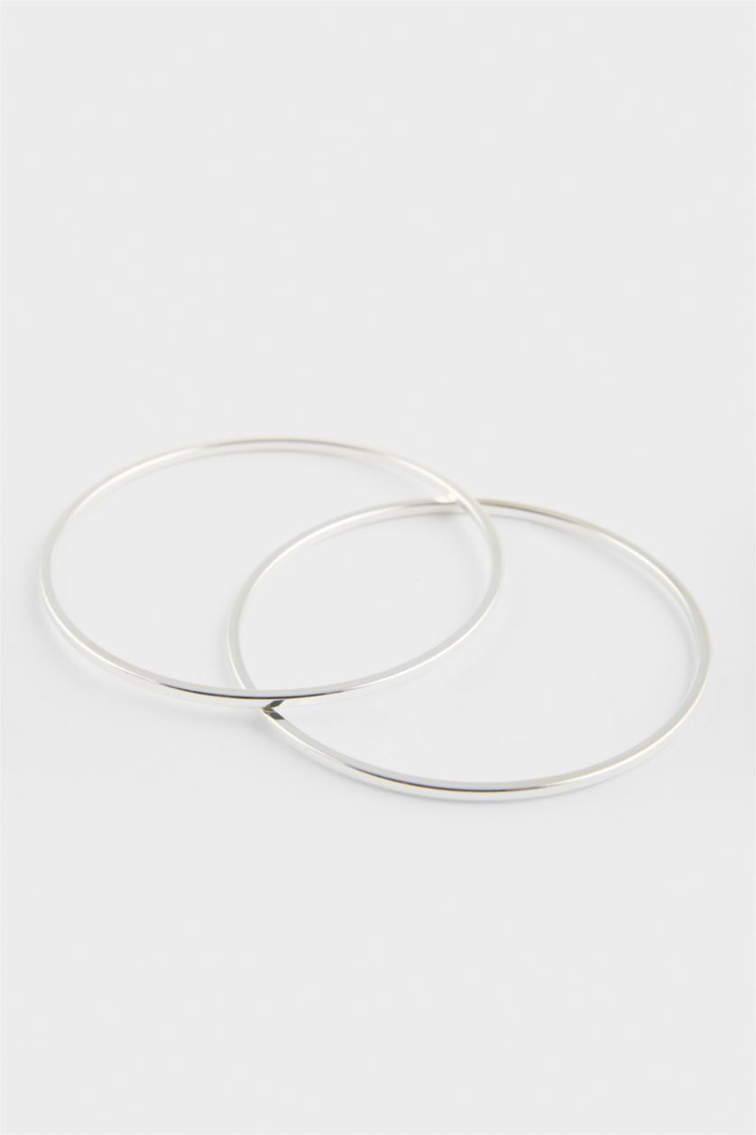 Женщины Серебряный Женский комплект из 5-ти серебряных браслетов