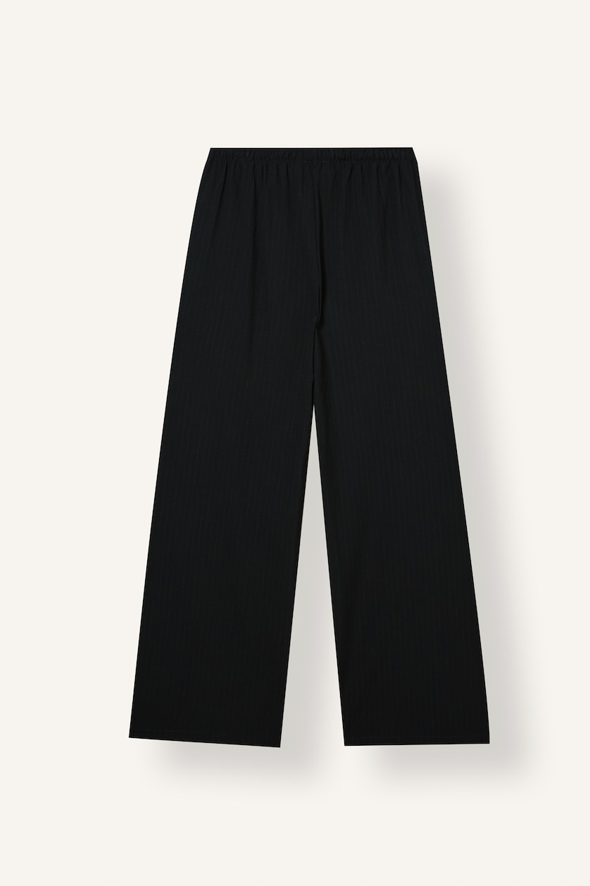 Женщины Синий Брюки Wide Leg