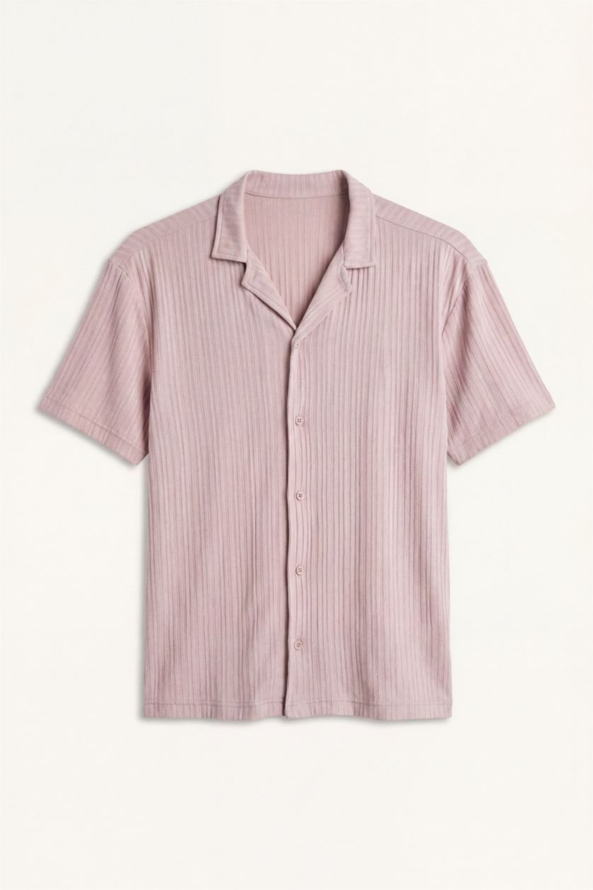 Men Rose Regular Fit Short Sleeve Shirt