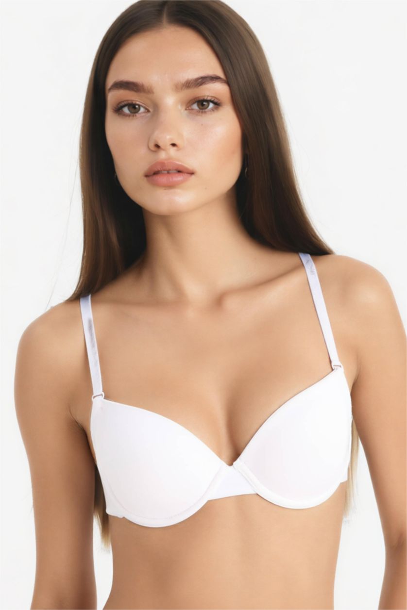 حريمي أبيض حمالة صدر برا بوش أب كامل من Fall in Love