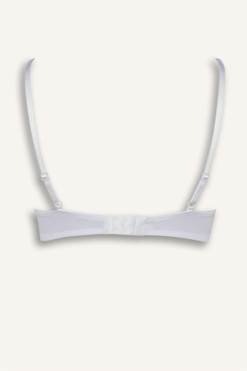 WOMAN White Fall in Love Micro Coated Full Push Up T-Shirt Bra