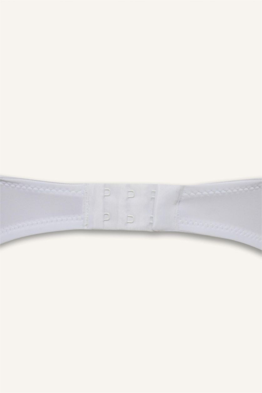 WOMAN White Fall in Love Micro Coated Full Push Up T-Shirt Bra