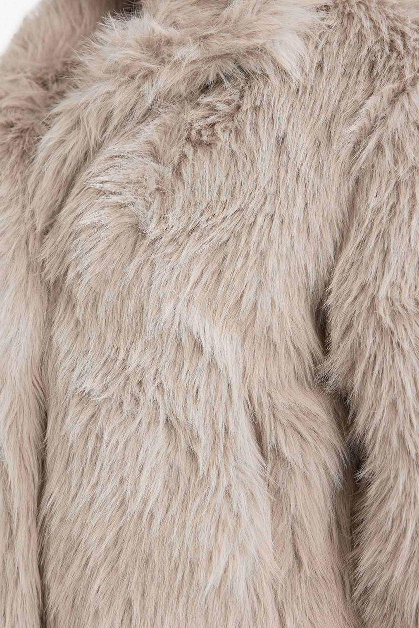 Woman Vison Regular Fit Fur Faux Fur