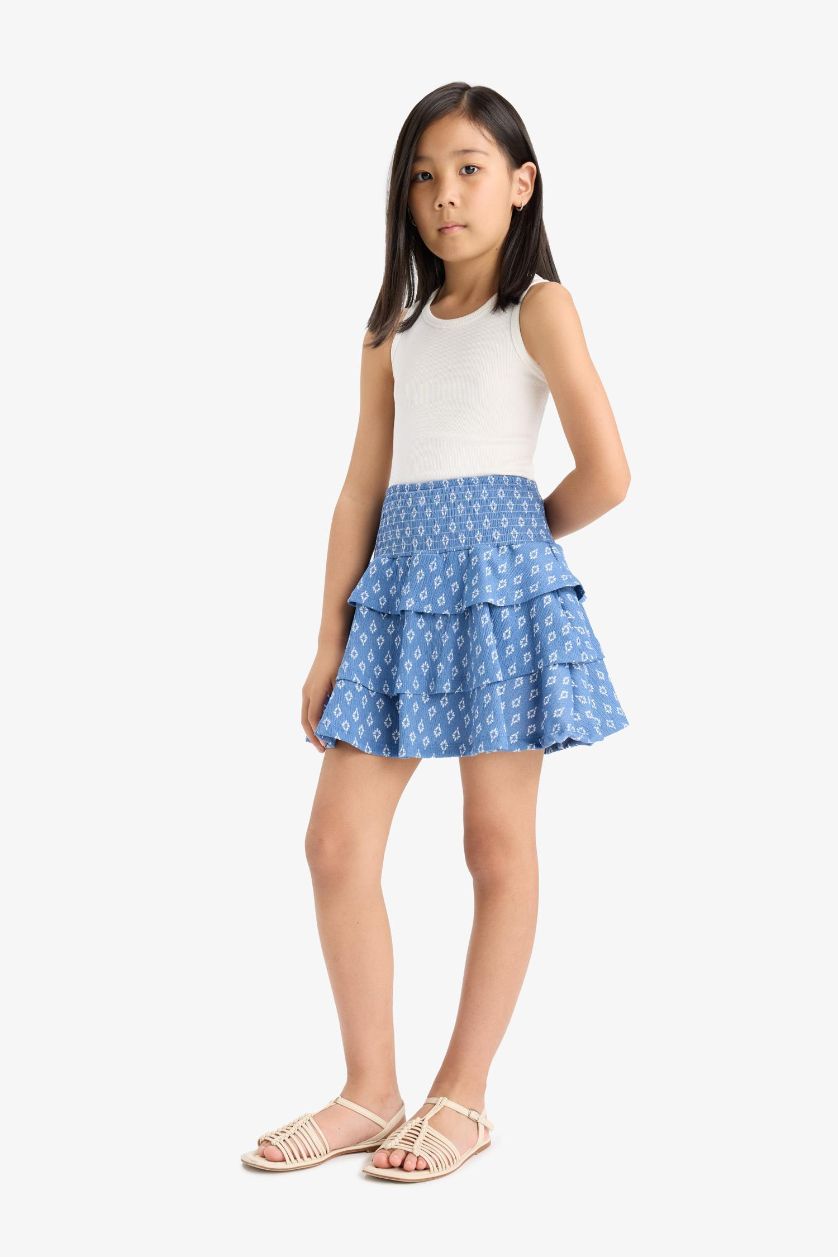 Girls & Teens Lacivert Büyük Girl Regular Fit Knitted Skirt