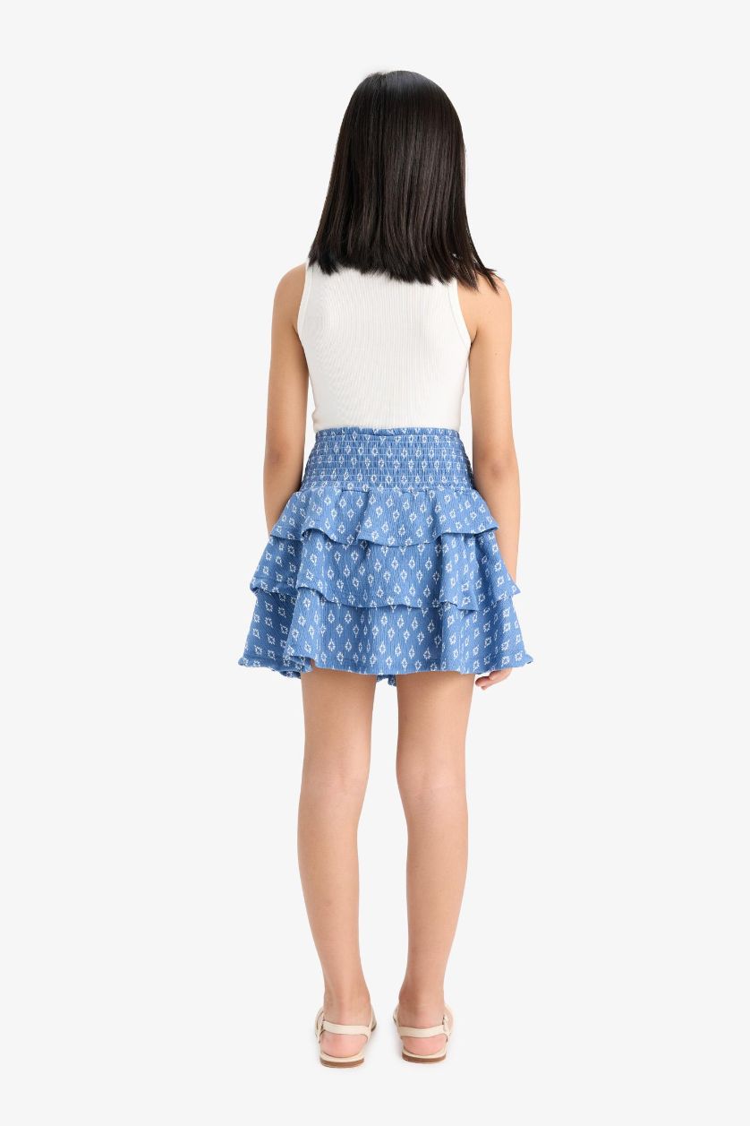 Girls & Teens Lacivert Büyük Girl Regular Fit Knitted Skirt