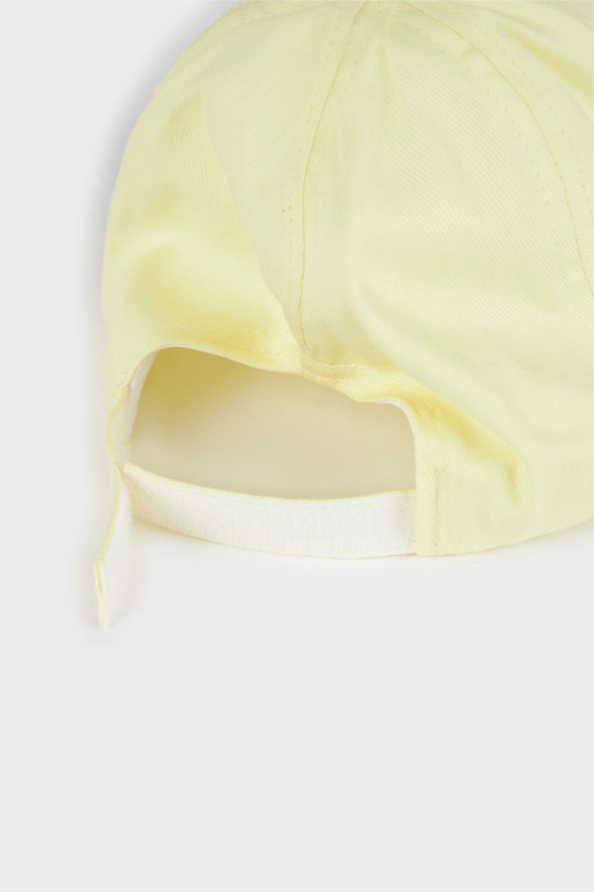 Kadın Sarı Kadın Pamuklu Cap Şapka