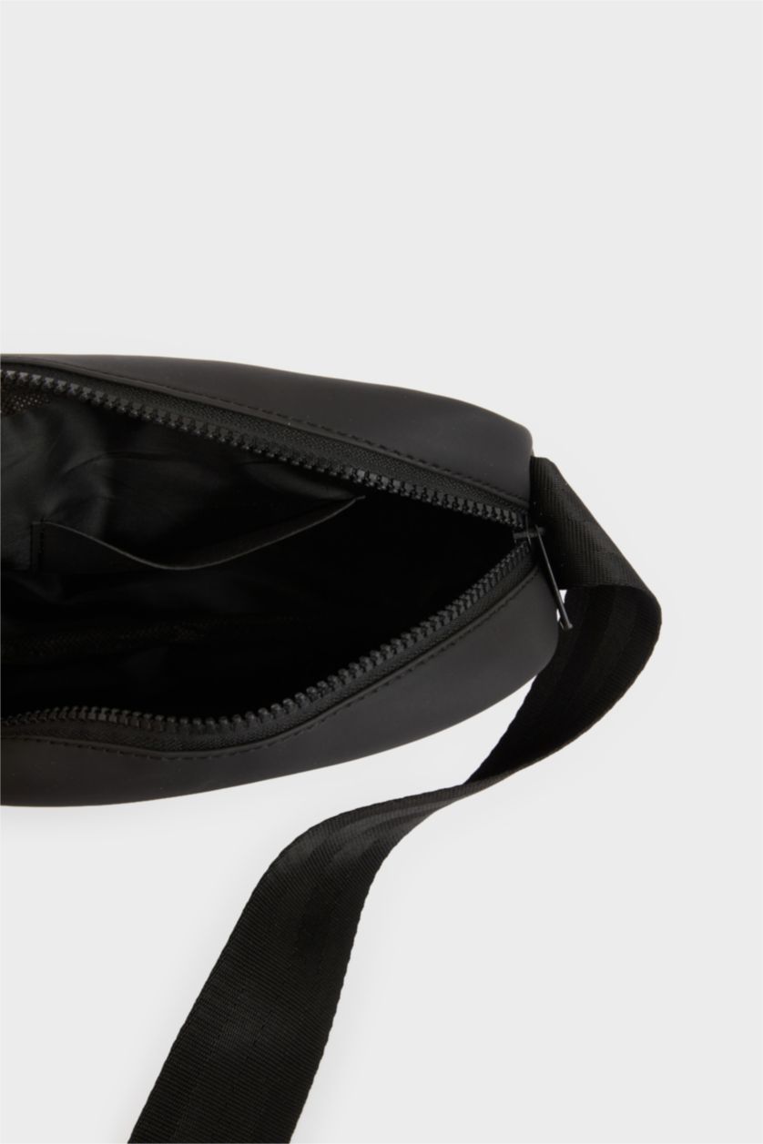 Erkek Siyah Erkek Suni Deri Çapraz Çanta