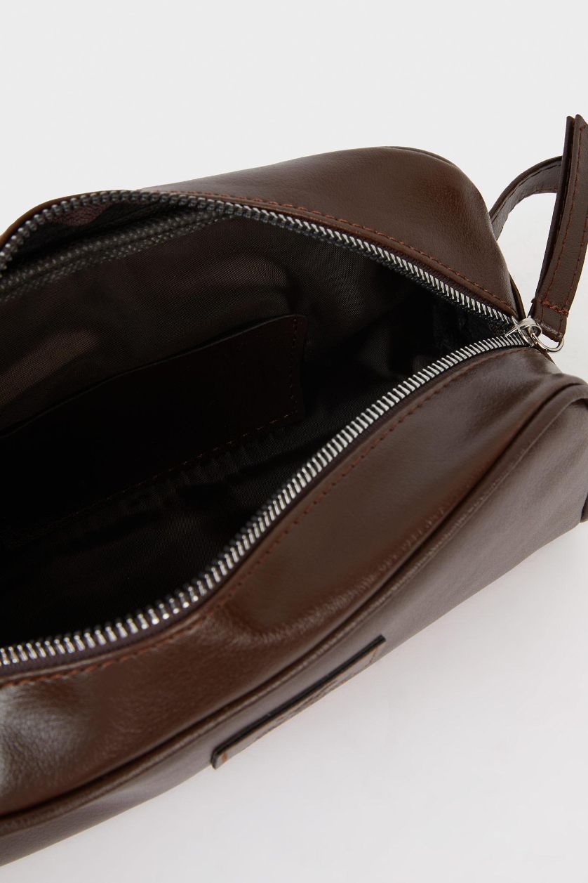 Erkek Kahve Erkek Suni Deri El Çantası