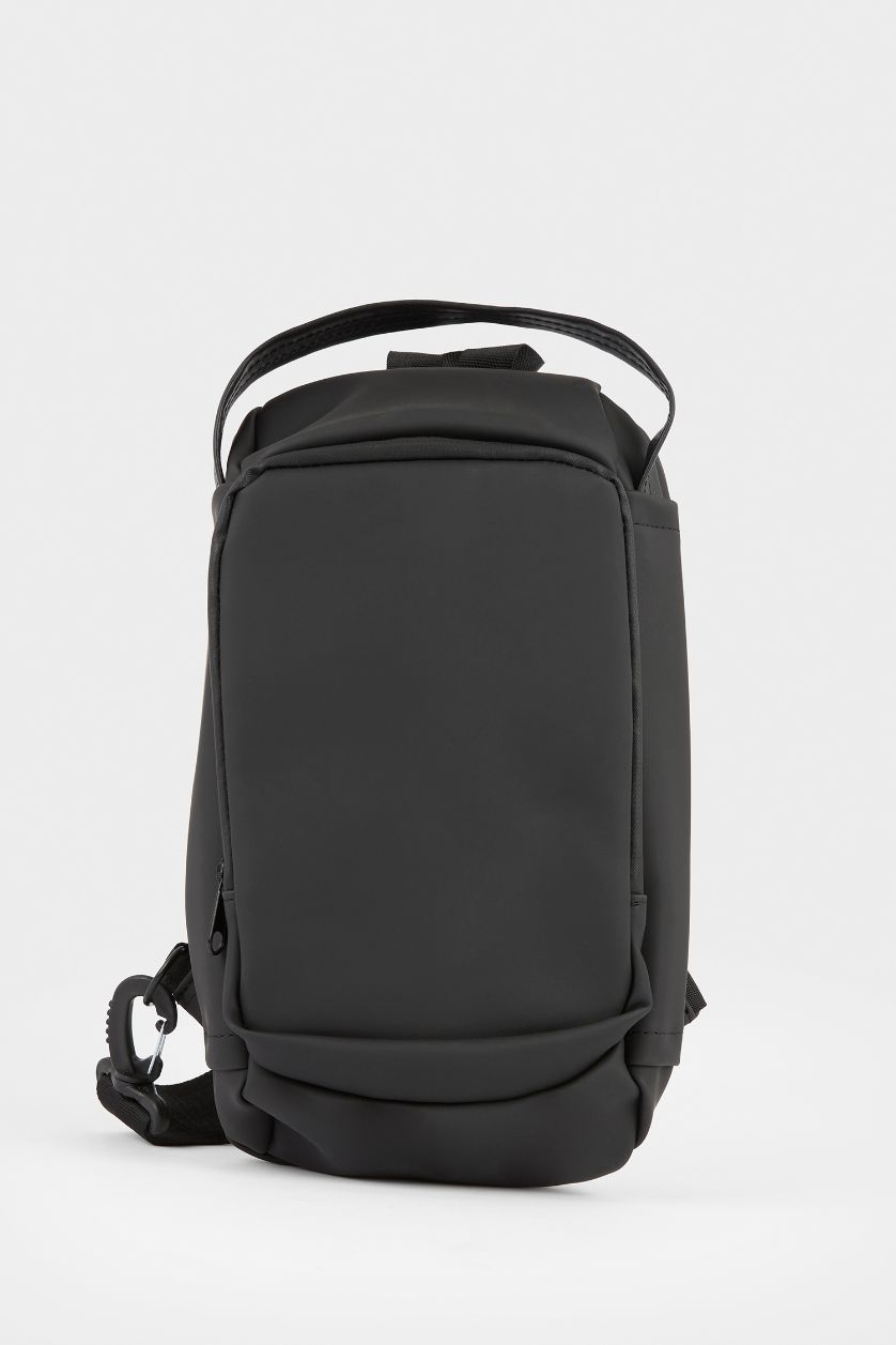 Erkek Siyah Erkek Suni Deri Çapraz Çanta