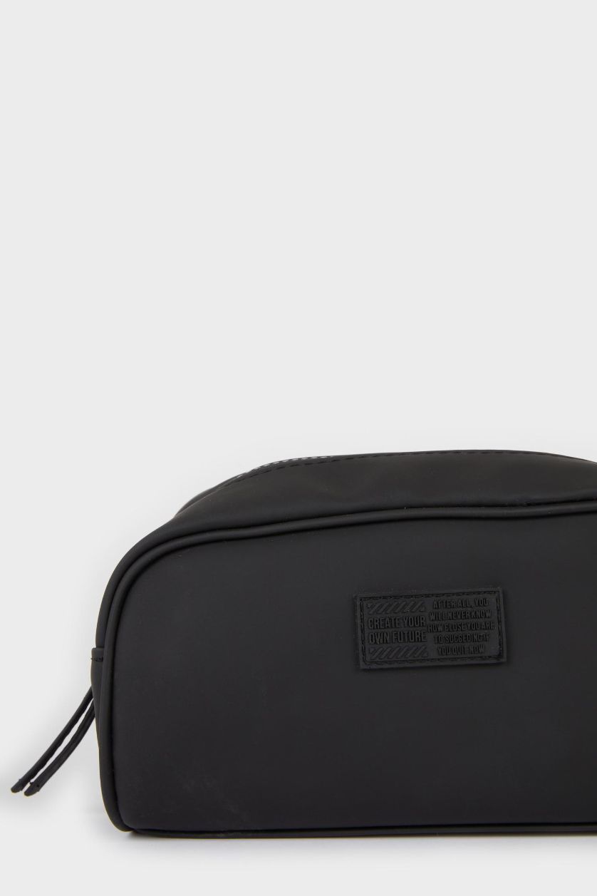 Erkek Siyah Erkek Suni Deri El Çantası