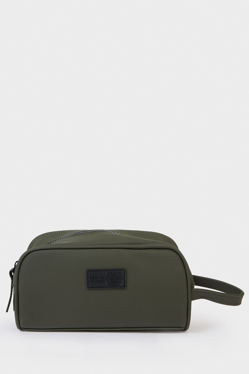 Erkek Haki Erkek Suni Deri El Çantası