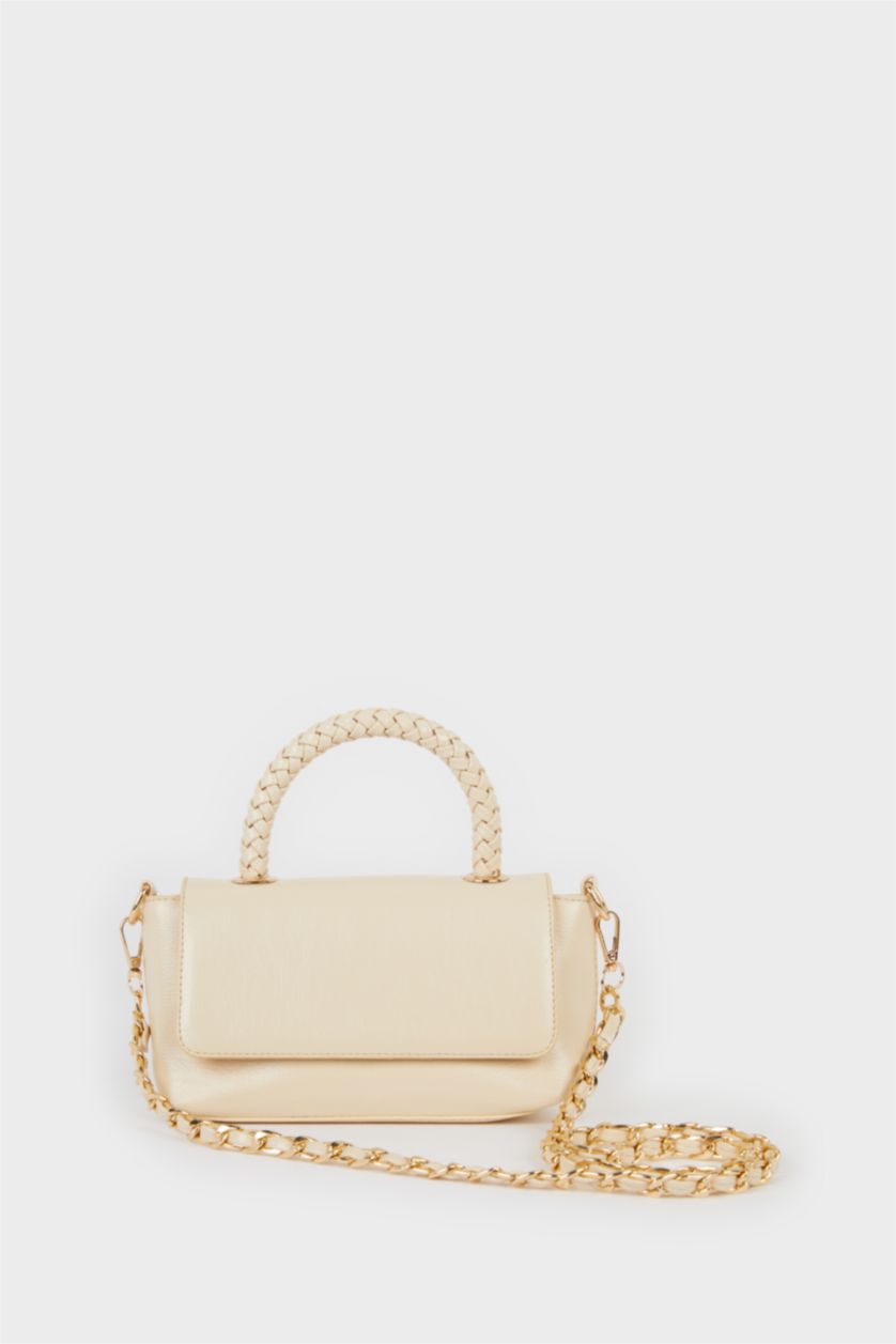 WOMAN Beige Woman Handbag