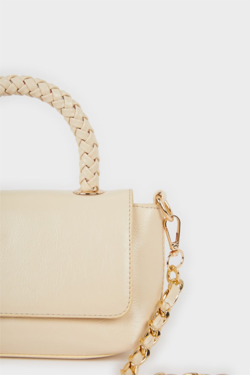 WOMAN Beige Woman Handbag